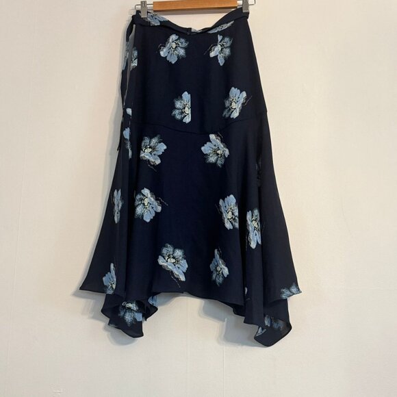 NWT | Club Monaco Wrap Midi Skirt (floral print) | Sz US 00 - Picture 6 of 6